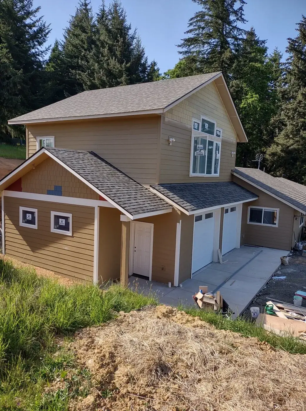 Dry-season framing in Eugene